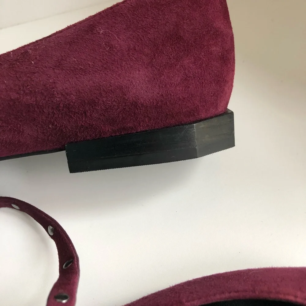 Rebecca Minkoff Faye‎ Studded Flats Ankle Strap 9